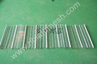 Stainless Steel Rib Lath Mesh , Hot Galvanized Expanded Metal Mesh